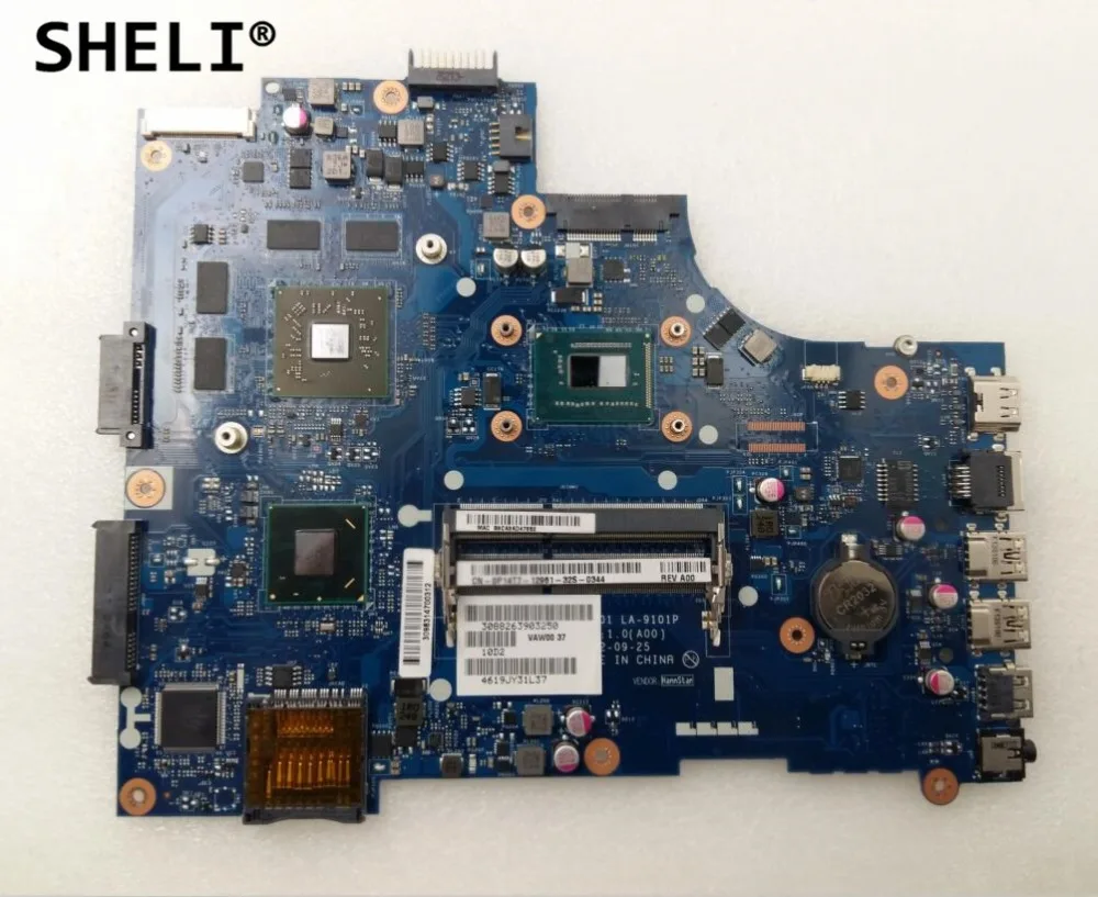 

SHELI CN-0P14T7 0P14T7 P14T7 For Dell 15R 3521 5521 Motherboard with I5-3337U cpu LA-9101P