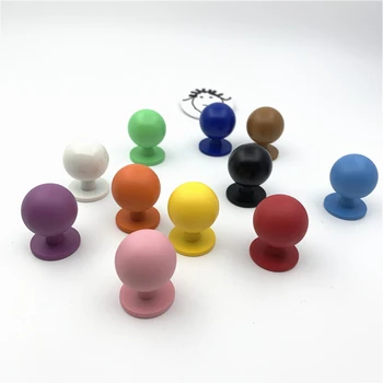 

LCH Top Quality Candy Colored Zinc Alloy Cabinet Knobs Plastic Surface treatment Drawer Knob for Kids/Children Cabinets Knobs
