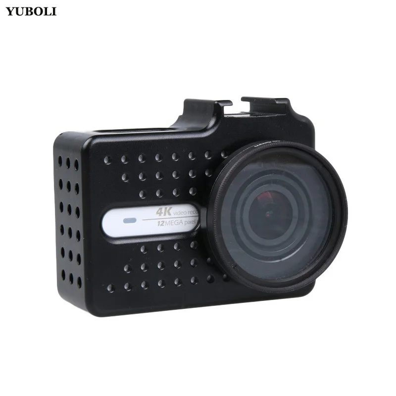 Yi 2 4k 4k+ аксессуар алюминиевый сплав металлический корпус рамка защитный чехол+ УФ-фильтр для xiaomi yi Xiao Yi 4k Экшн-камера