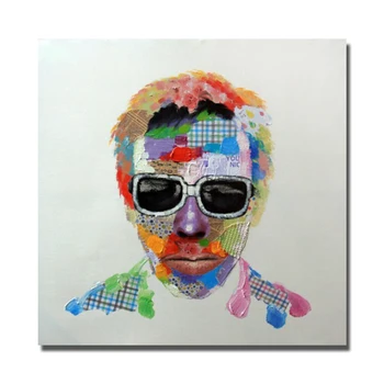 

Cool Man Oil Painting Decor Home Living Room Pictures no Framework Painting Pop Art Canvas Pictures Large Size Artwork