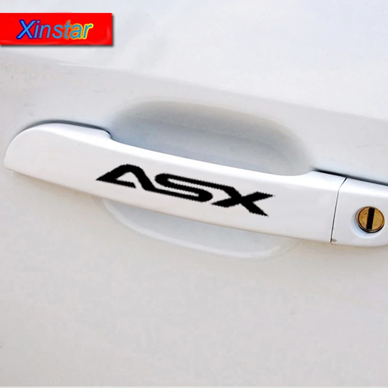 4 шт./лот Автомобильная наклейка на дверную ручку для MITSUBISHI ASX 2011 2012 2013 2014