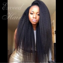 Hot! Fashion Kinky Straight Lace Front Wigs/ Full Lace Human Hair Wigs For Black Women 7A Brazilian Virgin Hair Free Shipping!!