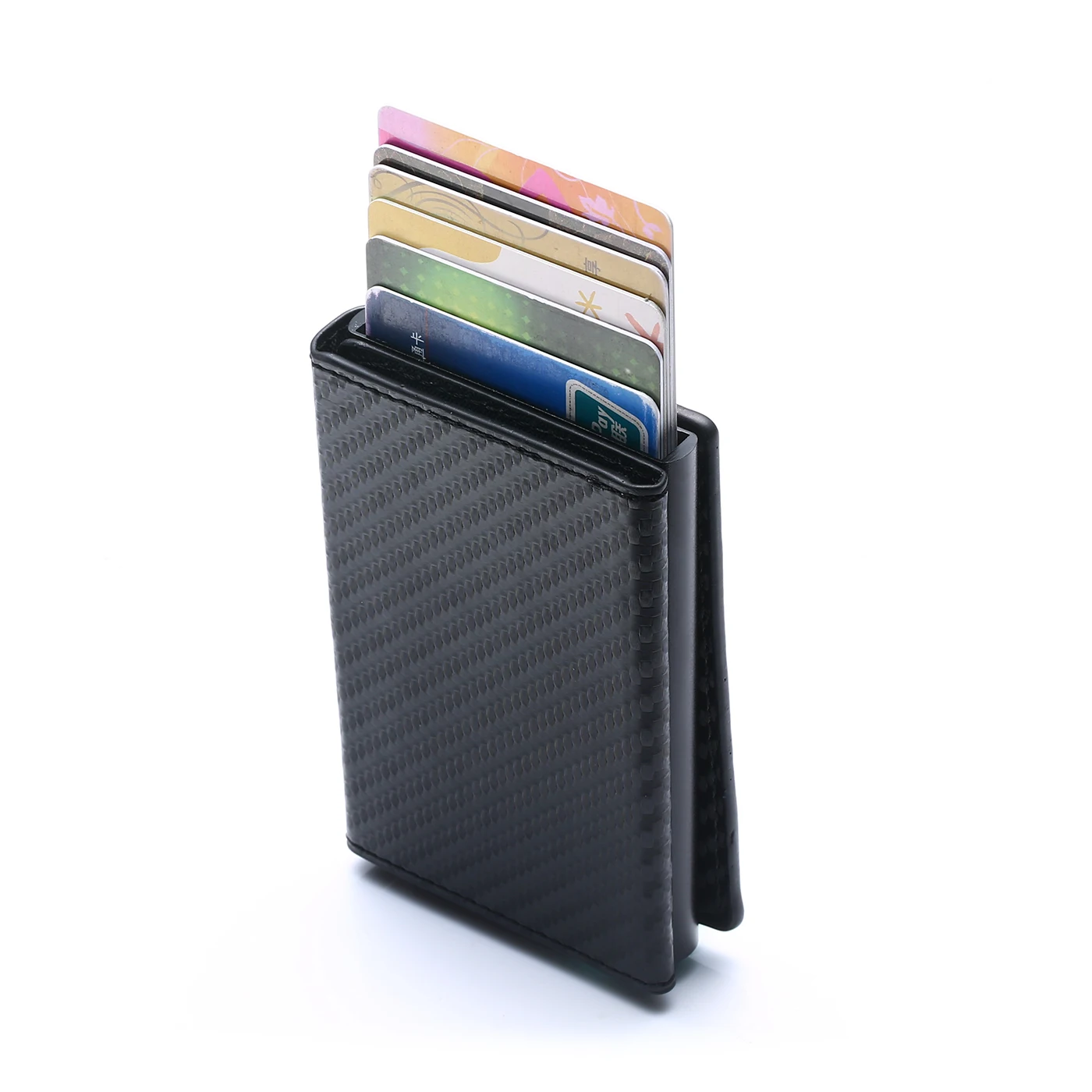 BISI GORO, кредитный держатель для карт, металлическая алюминиевая коробка, кошелек для карт, RFID, чехол для карт, магнит, карбоновое волокно, кошелек для монет, Прямая поставка