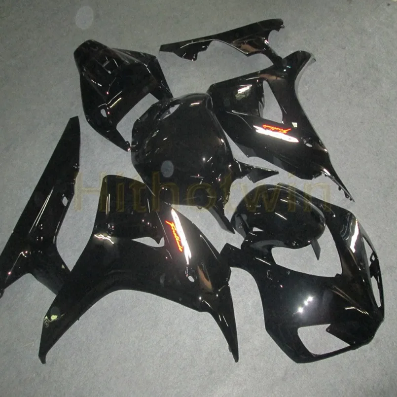 Мотоцикл Обтекатели для HONDA 06 07 CBR1000RR 2006 2007 мотор панели+ Botls+ крышка бака+ литьевая форма Красный Черный - Цвет: B
