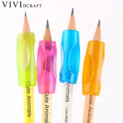 Vividcraft 4 шт./пакет детей Студенты канцелярские карандаш Холдинг практика устройства для коррекции держатель пера дети карандашом Топпер