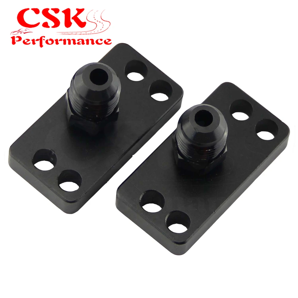 

2pcs Fuel Rail Adapter With AN6 Tail Fits For Honda Civic DC2 D15 D16 B16A B18C Black/Blue