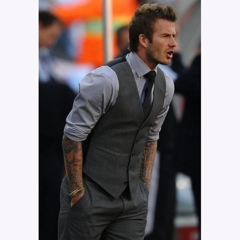 Vendita calda Grigio Sposo Gilet 2017 nuovo grigio costume homme sposo abiti  da uomo Su ordine Cinque Pulsanti di Nozze/Cena Panciotto degli uomini  vestito|men suit custom made|groom men suitssuit custom - AliExpress