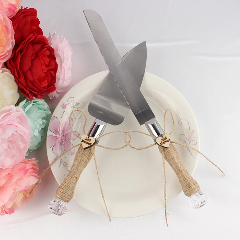Stainless Steel Cake Cutter Server Cake Shovel With Love Wedding Bridal Shower