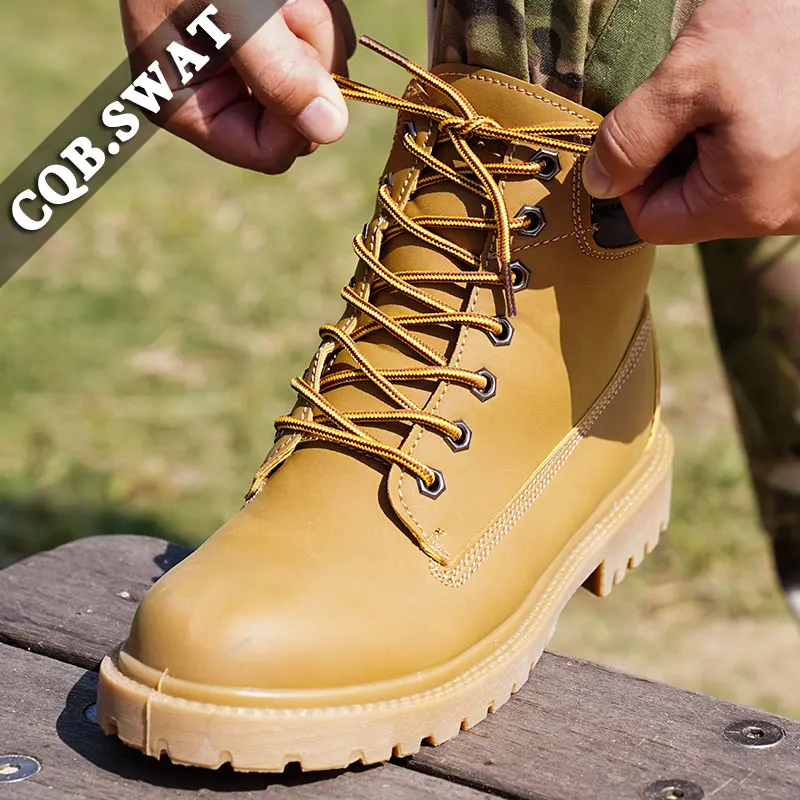 

Water Proof Wear-resistent Rubber Outsole Casual Fashion Boots Men's Outdoor Boots Tactical Hiking Boots Big SI EUsize 39-45