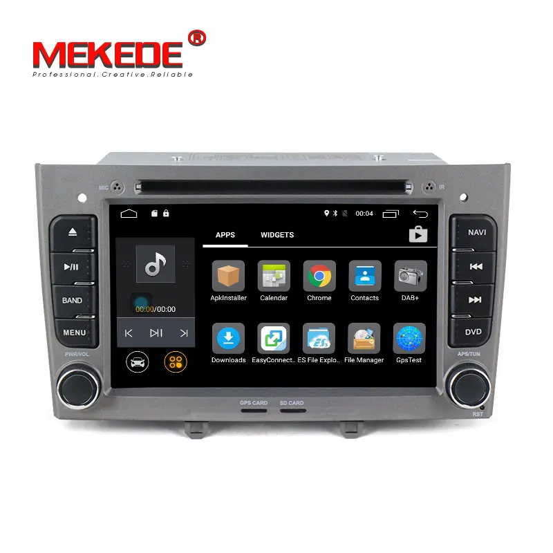 Best 7" Quad Core Android 7.1 Car DVD multimedia For Peugeot 308 408 with WIFI Radio GPS Navigation 2G RAM 4G LTE Free shipping 4