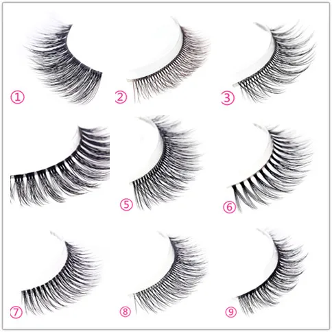 Ресницы Накладные 3D из натурального меха норки ручной работы 3 пары 100%|beauty false