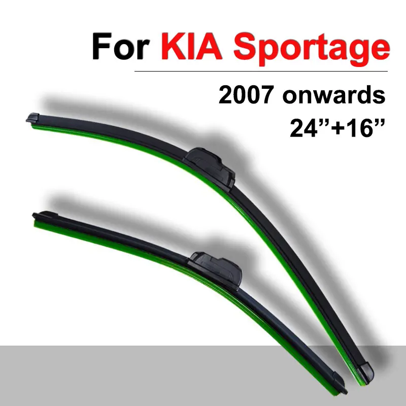 Windscreen Wiper Blades For Kia Sportage from 2007 onwards 24"+16" High