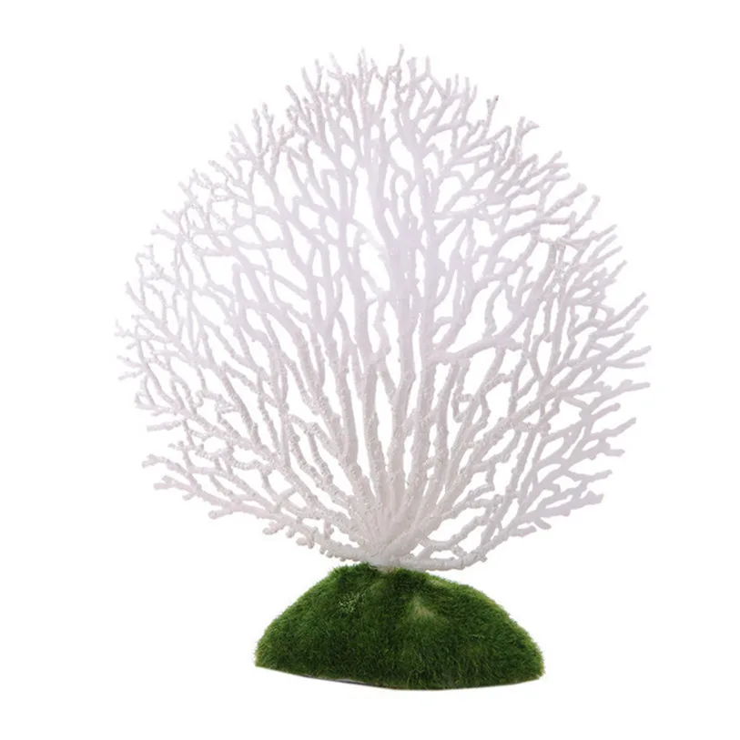 Aquarium Decorations Ornaments Aquarium Plants Plastic Artificial Grass Coral Fish Aquarium Accessories akvaryum dekor 40DC21 (5)