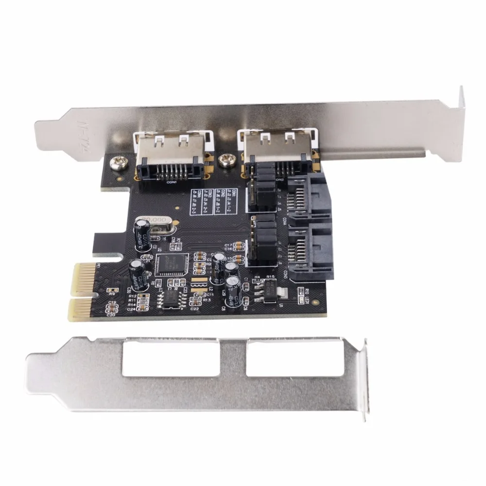  ORICO PCI-E zu SATA3.0 & eSATA Expansion Karte ASM1061 Chip PCI-E X1 zu SATA und ESATA Unterstützun