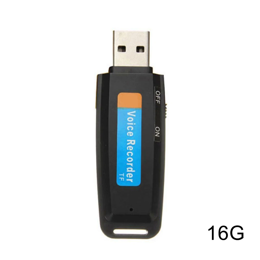 Новый U диск Цифровой аудио рекордер перезаряжаемая USB флэш-память 8 ГБ/16 ГБ/32 ГБ рекордер Запись телефон WAV формат