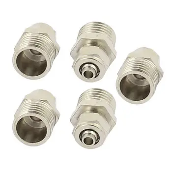 

PC6-02 12mm Dia Push in Pneumatic Air Quick Connect Tube Fitting Coupler 5pcs