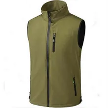 Мужской флисовый жилет, верхняя одежда, жилеты без рукавов, водонепроницаемый дышащий жилет