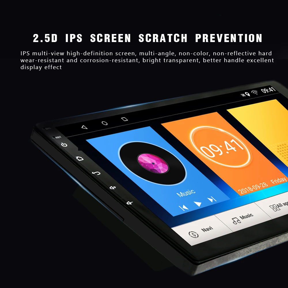 Flash Deal Podofo 9" IPS Android Car Radio Multimedia Video Player GPS Navigation WIFI Mirror Link Bluetooth FM For KIA K2 RIO 3 2011-2016 3