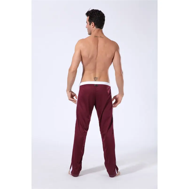 New Men Summer Fashion Striped Straps Breathable Fashion Sports Pants Casual Sweatpants Leisure Casual Men Long Pants #4R06 (13)