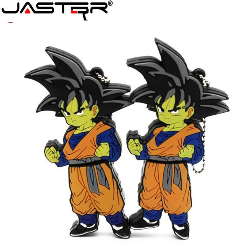 

JASTER Fashion model Dragonball Goku usb flash drive pen drive cartoon 4GB/16GB/32GB/64GB USB 2.0 memory stick thumb drive Gift