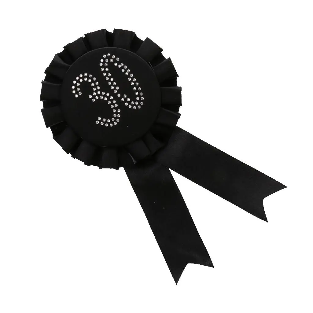 Glitter Award Ribbon Brooch Pin Number 30 Badge Rosette Hen Night Bachelorette Party Accessories