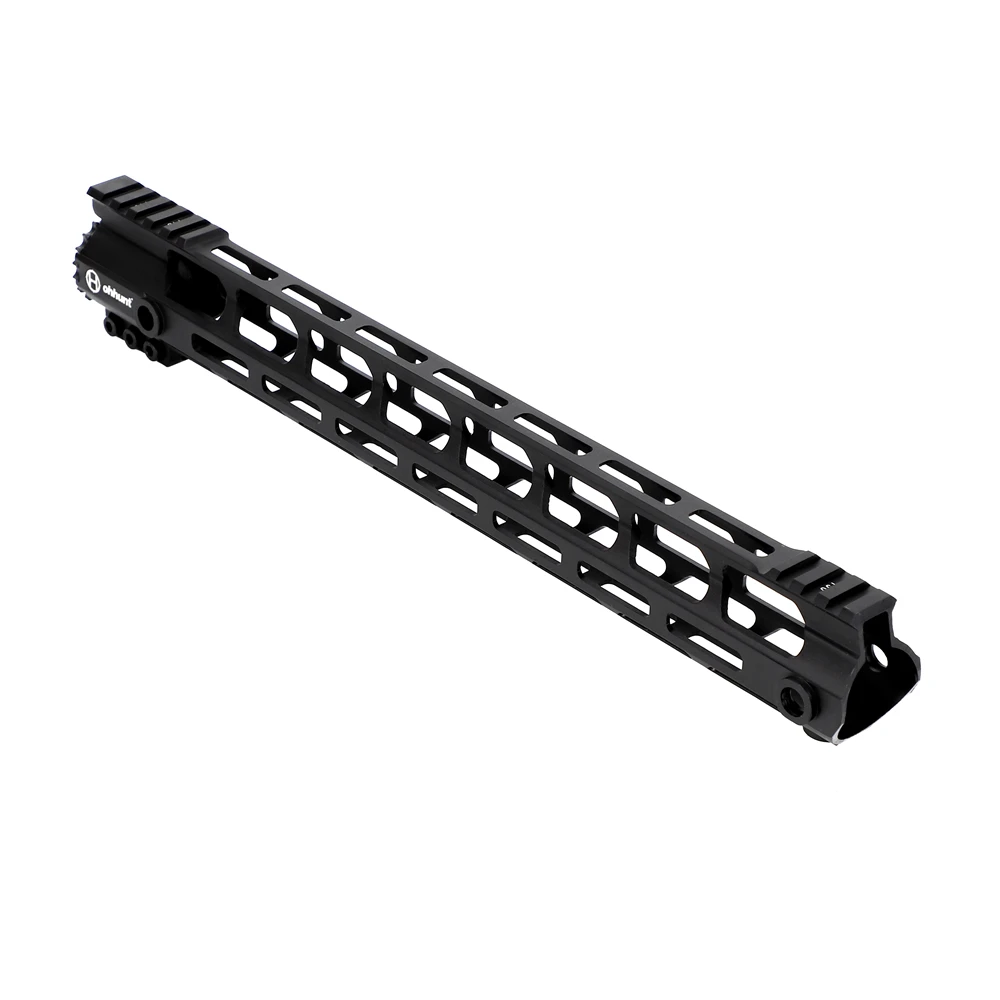 ohhunt 7 9 10 12 13.5 15 17 AR15 Free Float M-LOK Handguard Picatinny Rail Ultra lightweight Slim Style Steel Barrel Nut (5)