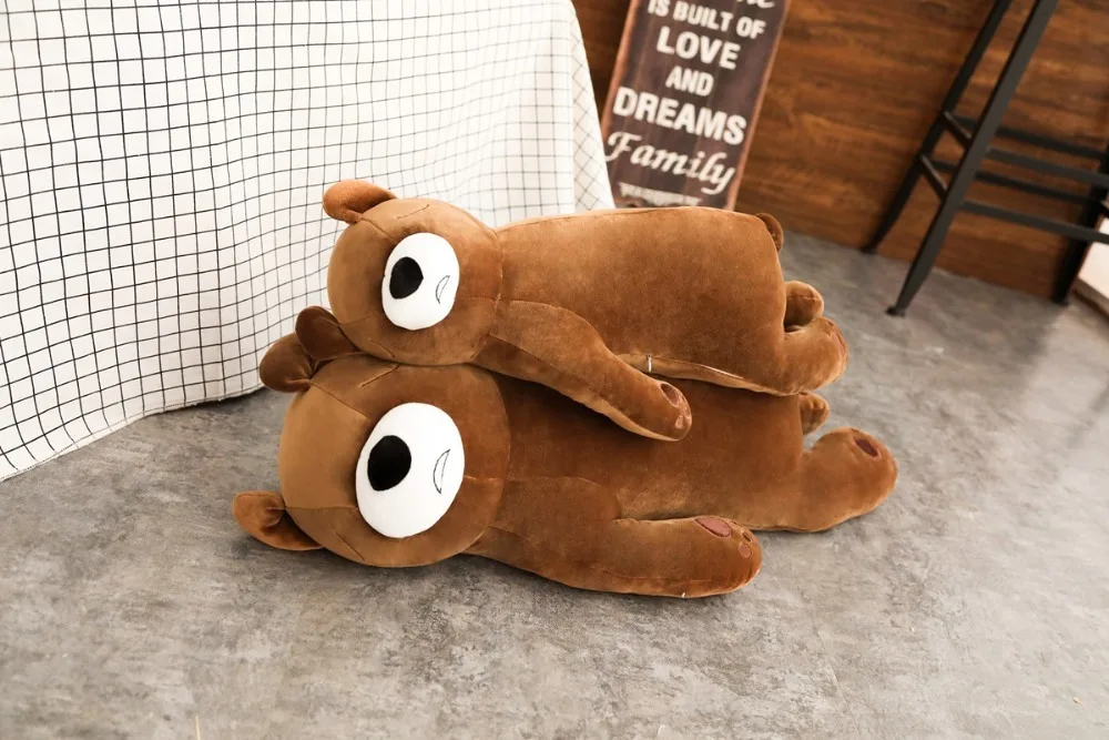 Centímetros de Dormir Urso de Brinquedo de Pelúcia Bicho de Pelúcia Urso de Pelúcia Brinquedos para Crianças Macio Travesseiro Brinquedo Casa Decoração Cama Decente 60 - 80 6 de Brinquedo de Pelúcia Bicho de pelúcia