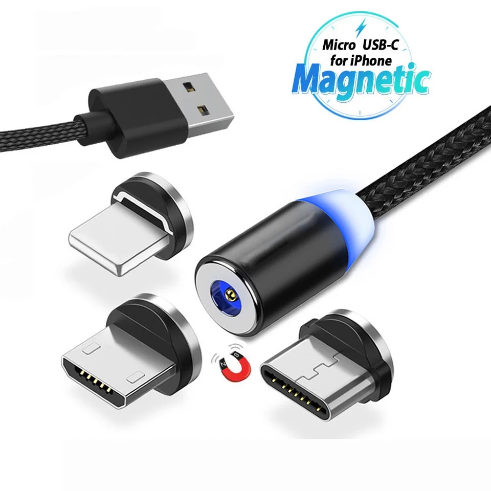 Магнитный кабель micro usb Type c магнитный коннектор для Oukitel u25 u23 Ulefone Power DOOGEE Blackview c15