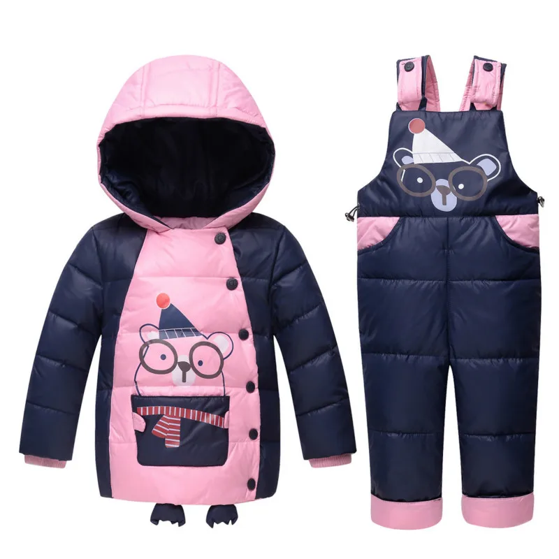 

Down Jacket for Girls Snowsuit Winter Overalls for Boy Children Warm Jackets Toddler Outerwear Baby Suits Toddler Outenwean