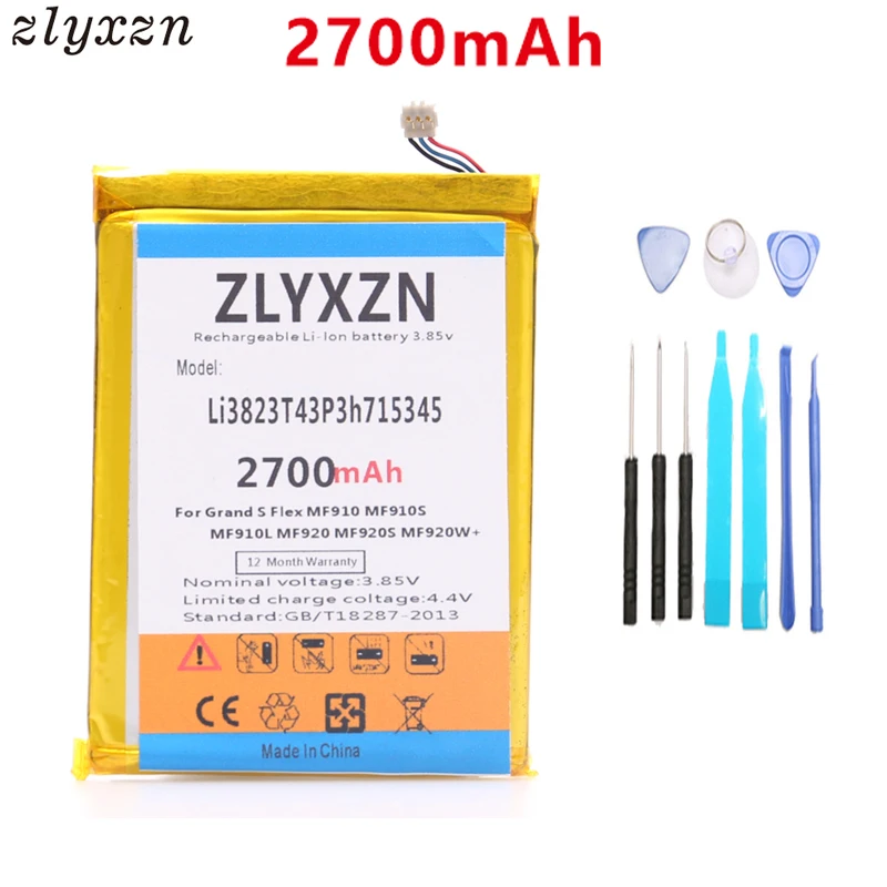 

2700mAh LI3823T43P3H715345 Battery for ZTE Grand S Flex / For ZTE MF910 MF910S MF910L MF920 MF920S MF920W+ Battery