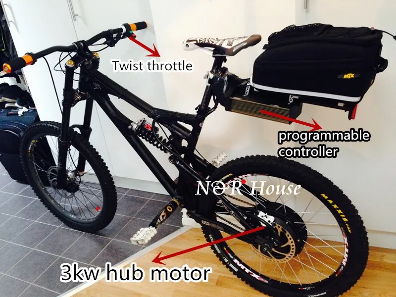 Best 48v-96v 3kw electric bike motor wheel suitable for standard bicycle disc brake and single freewheel 0 Best 48v-96v 3kw electric bike motor wheel suitable for standard bicycle disc brake and single freewheel 0