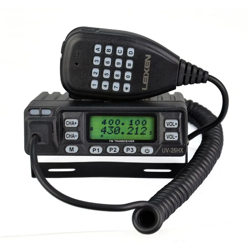 Leixen UV-25HX Мини Автомобильный приемопередатчик радио VHF UHF 25 Вт 199CH Scramble Ham Радио walki talki радио QYT KT-8900R для автомобилей грузовиков