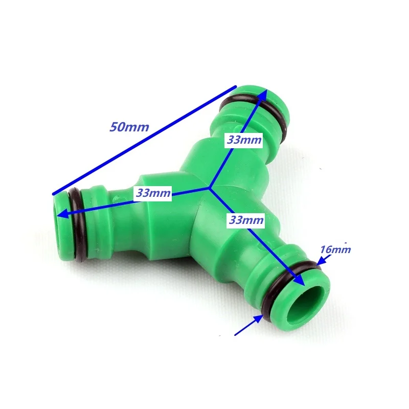 5 шт. Y образный адаптер для капельного орошения 16 мм|garden quick connector|drip connectorirrigation