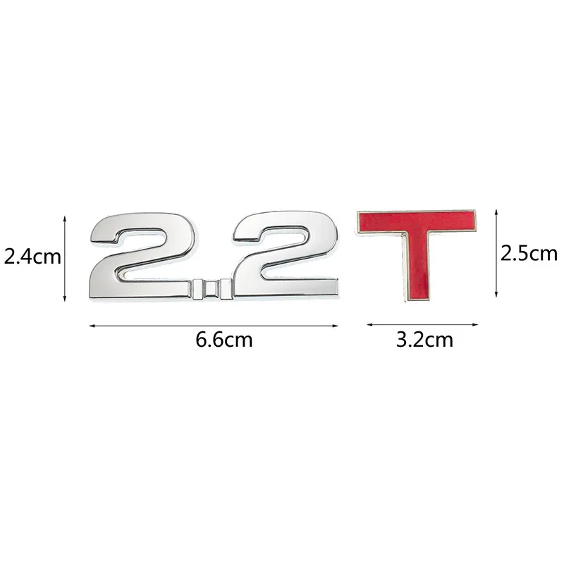 Автомобильный 3D металлический 1,6 T 1,8 T 2,0 T 2,8 T логотип наклейка эмблема значок наклейки для Mazda Киа Renault TOYOTA BMW Ford Focus Автомобильный Стайлинг