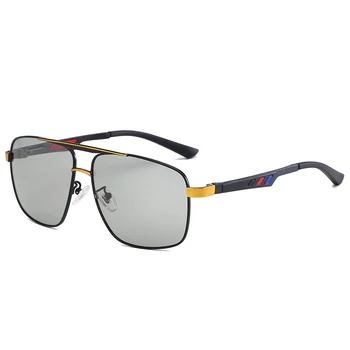 

Men Sunglasses Polarized Color Change Glasses Light Brand Fashion Driving Goggles