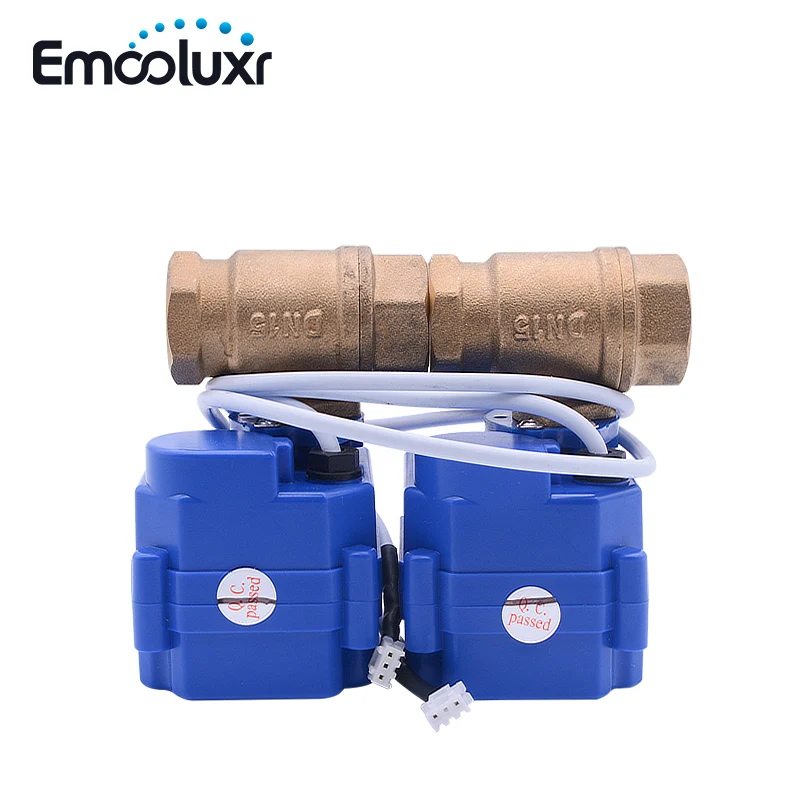 double-brass-valve-dn15-dn20-dn25-electric-cranes-with-2-wires-cr01-for-water-leakage-detection-alarm-system-wld-807