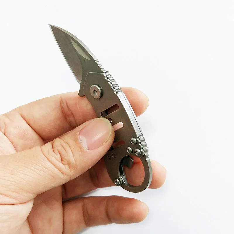 Многофункциональный складной карманный нож QingGear EDC брелок для ключей выживания