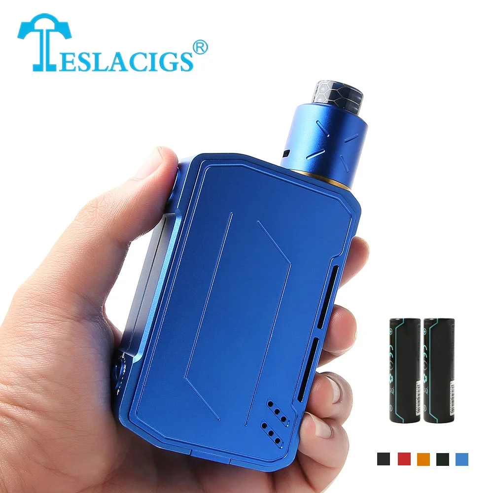 

Original Tesla Invader 4 VV Kit with 6000mAh Battery & Invader IV RDA Max 280W Huge Power Dual 3000mAh 21700 Battery Ecig Kit