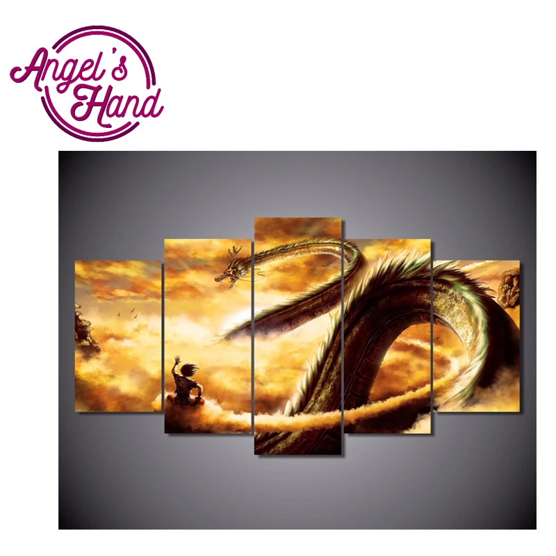 Round full Diamond Embroidery Diy diamond painting 5 pieces 3D Diamond