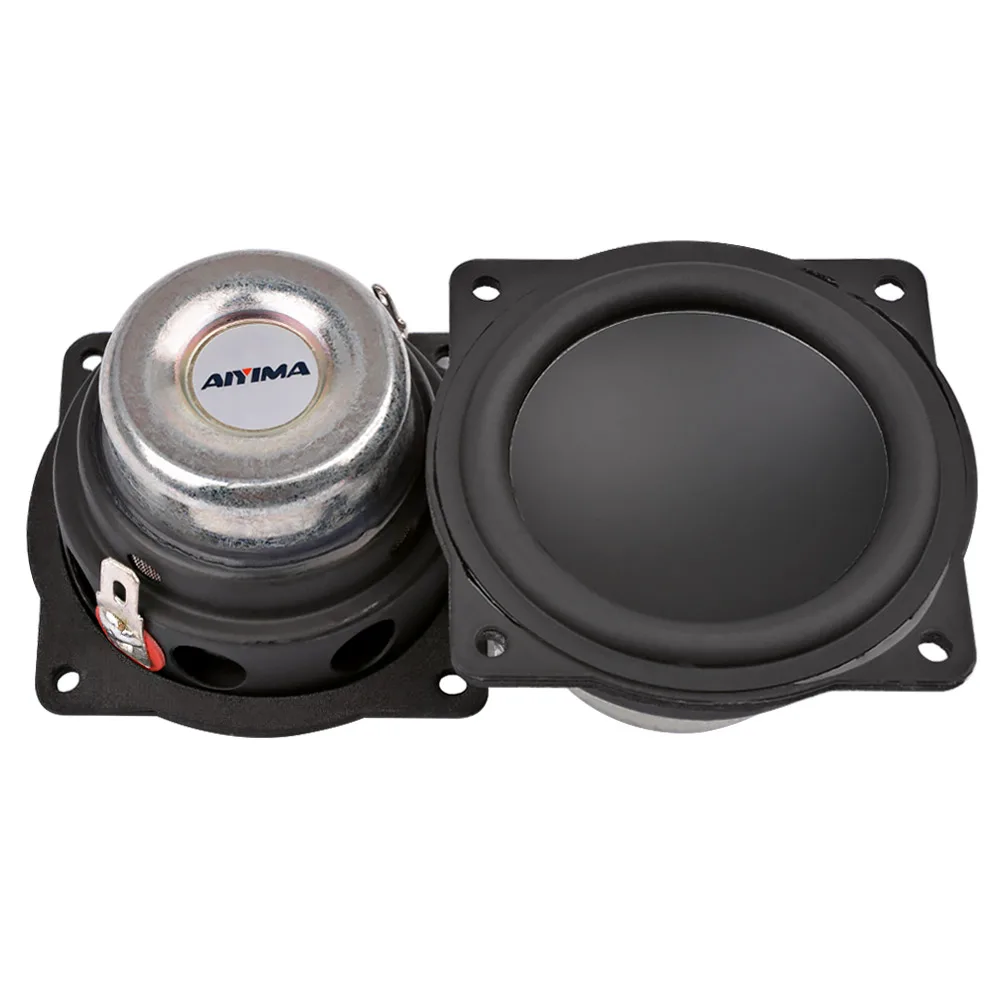 AIYIMA 2Pcs 2Inch Mini Audio Portable Speakers 4Ohm 20W Full Range Bluetooth Speaker For DIY Home Theater