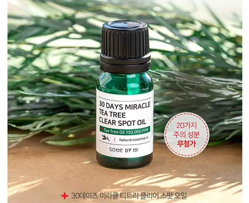 SOME BY MI 30 Days Miracle Tea Tree Clear Spot Oil 10ml Facial Serum Acne Treatments Pimple Blackhead Dermatitis Removal Essence