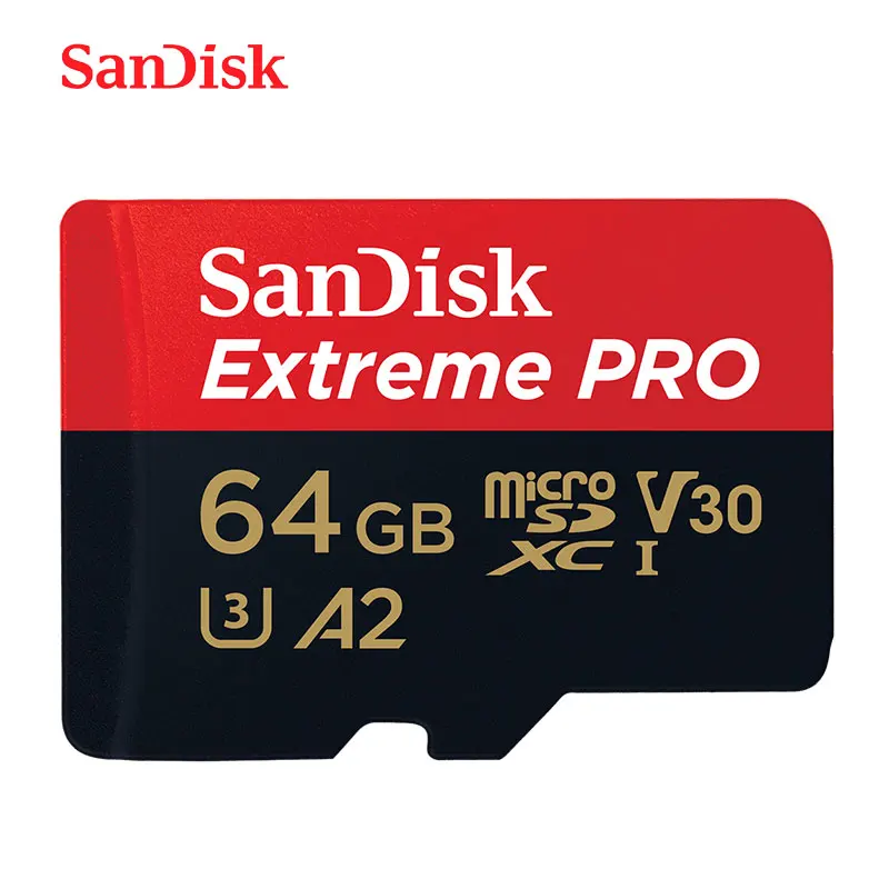 SanDisk Extreme PRO microsd 256 ГБ UHS I карта памяти 512 Гб micro SD 64 TF 170 МБ/с./с класс 10 U3 V30 A2 cartao de
