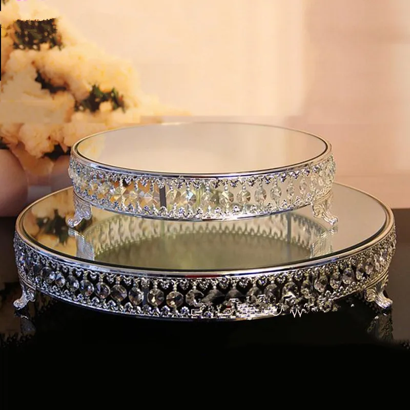 18-inch-Crystal-beads-cake-stand-silver-plated-mirror-surface-dessert-stand-12-wedding-patry-table_