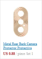 Металлическая Задняя Камера протектор защитный чехол для объектива кольцо чехол для iPhone X