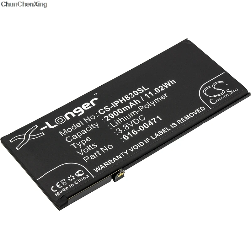 Аккумулятор Cameron Sino 2900 мАч 616 00471 для Apple A1984 A2105 A2106 A2108 iPhone 11 8 XR|Аккумуляторы