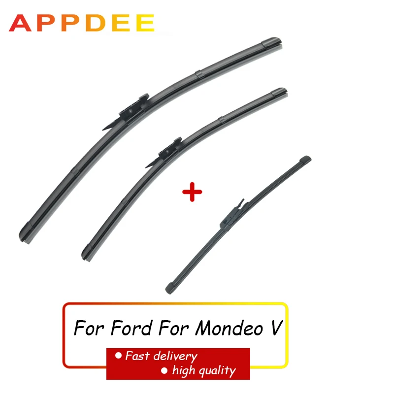 

APPDEE Wiper Front Rear Wiper Blades Set For Ford For Mondeo V Hatchback 2015 2016 2017 Windshield Windscreen 28"28"16