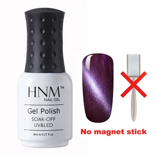 HNM 8 мл Лак для ногтей "Кошачьи Глаза" Nagellak Soak Off UV Nail Art Полуперманентная краска для тиснения гель лак Гибридный лак Lucky лак чернила - Цвет: 6561