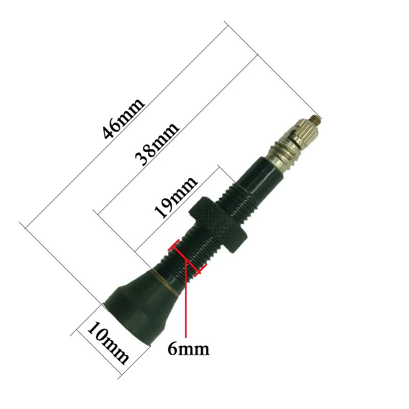 2 PCS Fahrrad Tubeless Ventil für Rennrad MTB Tubeless Reifen Ventil Presta 48mm/60mm 5 Farben