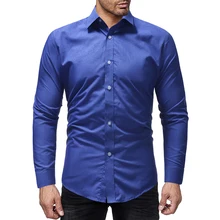 Для мужчин s брендовая одежда Для мужчин печати рубашка Camisa Hombre платье рубашка мужская мода, Повседневная Удобная хлопковая куртка с длинным рукавом социальные рубашки