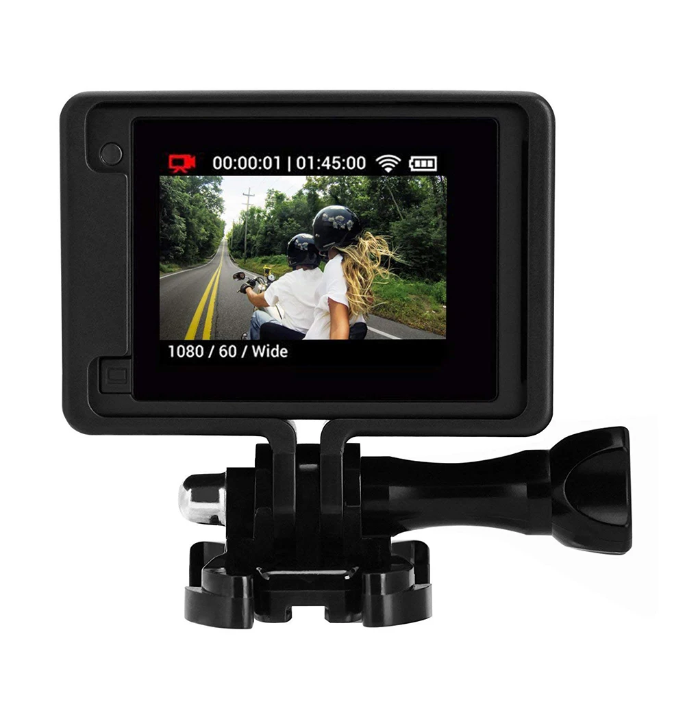 Black Camera Case Protective Frame for Gopro Hero 4 3+ Standard Protective Border Camera Accessories (6)